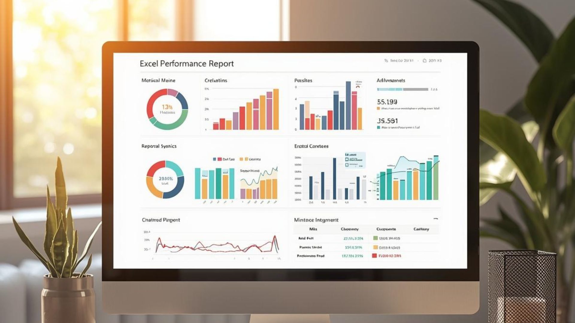 tableau de bord représentant l'article sur la performance des achats