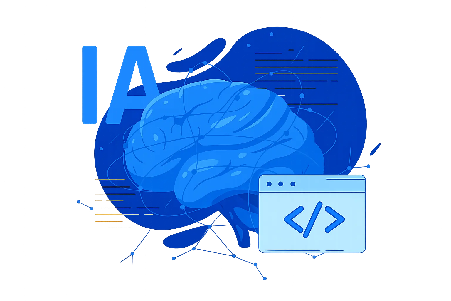intégration IA entreprise illustration