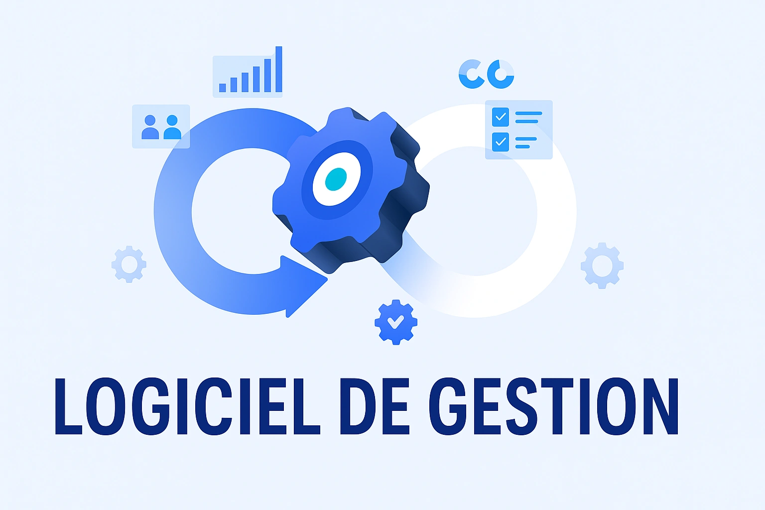 illustration pour logiciel de gestion